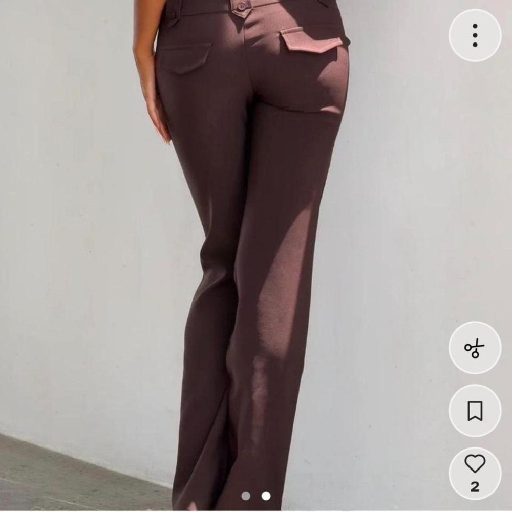 Tiger Mist trousers 70s retro‎ style fitted flare straight leg funky style LG